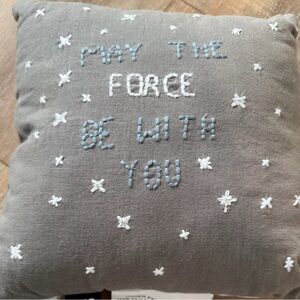 Pottery Barn Kids Star Wars Gray Accent Pillow